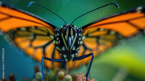 Close up of a Monarch Butterfly