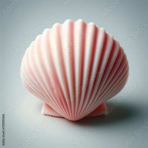 seashell on white