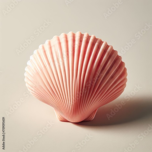 seashell on white