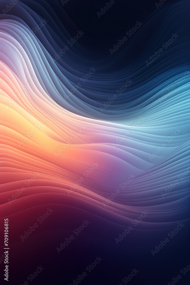 Abstract colorful background with rays and lines