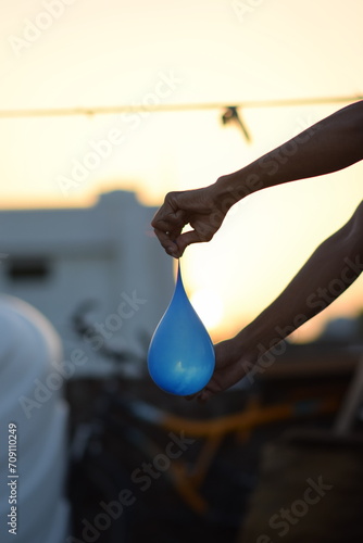 Balloon full of water