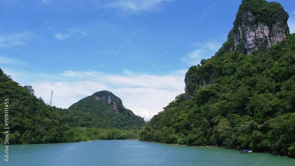 Beautiful view of the seashore at Langkawi Island, Malaysia Beautiful view of the seashore at Langkawi Island, Malaysia