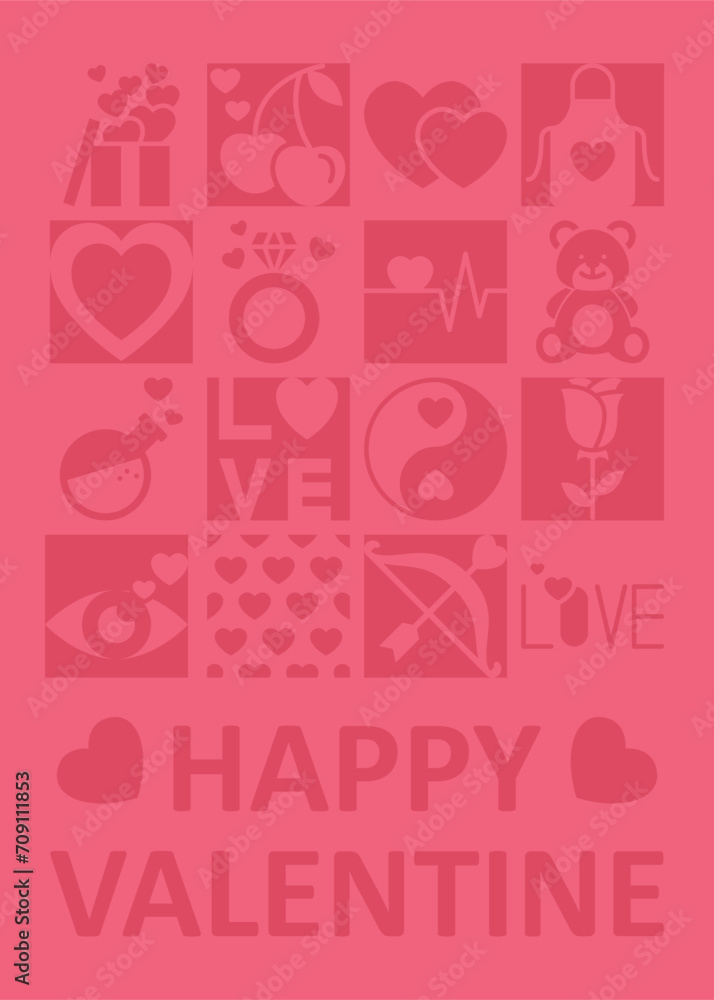 Happy Valentine Day, background, Banner, template Happy Valentine Day, background, Banner, template