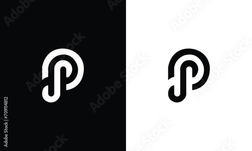 Letter PS, PS logo design template
