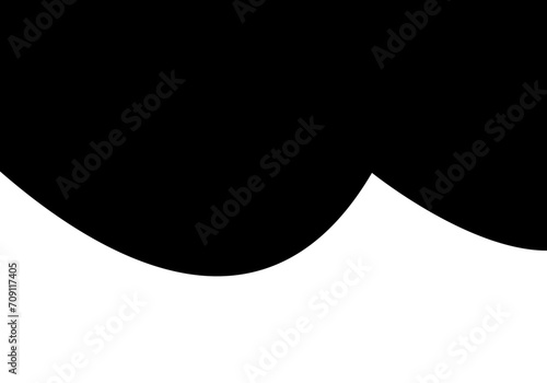 Fondo abstracto blanco y negro de capas onduladas.