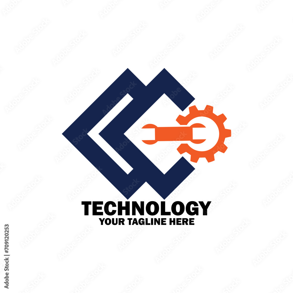 Abstract Initial Logo. Blue and Yellow color isolated on White Background. Technology Branding Logos. Flat Vector Logo Design Template Element icon. Abstract Initial Logo. Blue and Yellow color isolated on White Background. Technology Branding Logos. Flat Vector Logo Design Template Element icon.