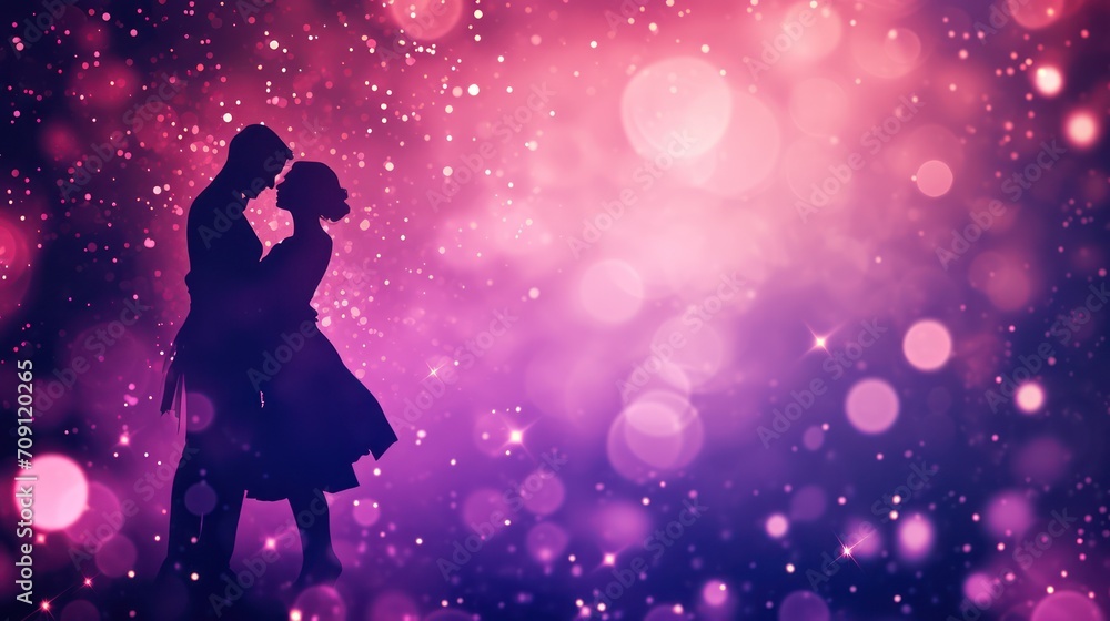 Passionate Dancer In Action with Bokeh Effect Passionate Dancer In Action with Bokeh Effect