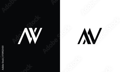 NV Initials logo Design inspiration