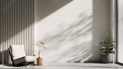 Fototapeta Naklejka Na Ścianę i Meble -  3d rendering of living room sofa home decoration with window