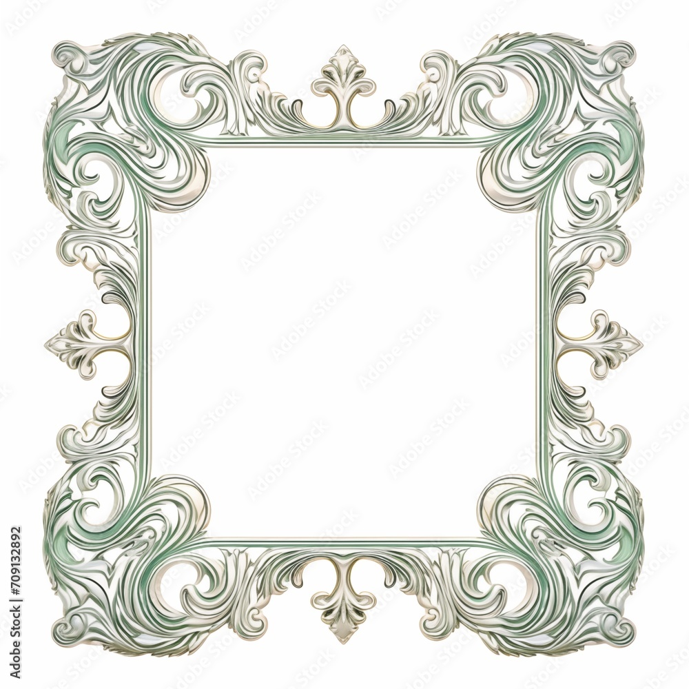 winter snow crystal frame winter snow crystal frame