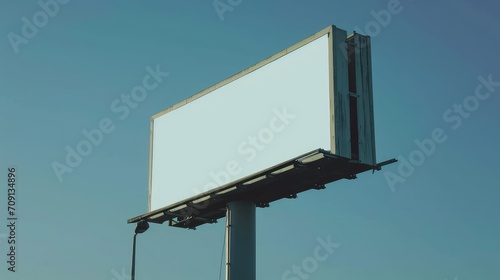 Billboard mockup outdoor ai generated background
