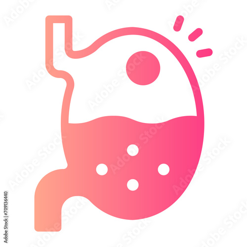 stomach gradient icon