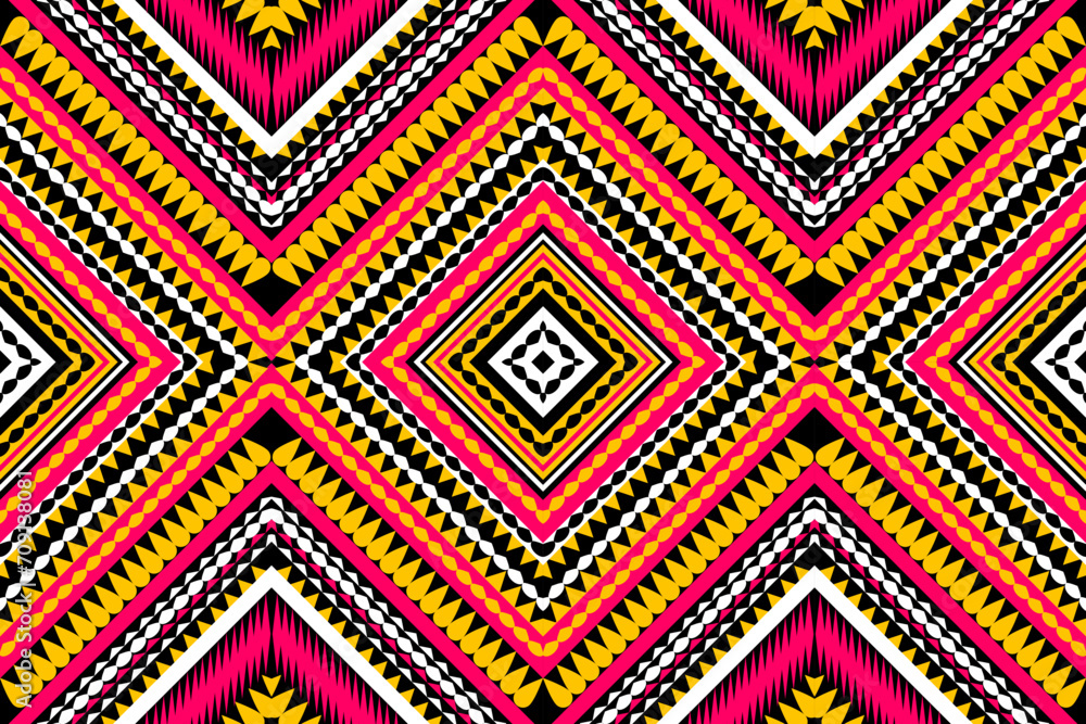 mexico pattern ethnic designs geometric shapes Triangular color tear drop ikat Black, pink, yellow, white tribal pattern designs pattern for Textile printing business Wallpaper, carpet fabric Cushions mexico pattern ethnic designs geometric shapes Triangular color tear drop ikat Black, pink, yellow, white tribal pattern designs pattern for Textile printing business Wallpaper, carpet fabric Cushions