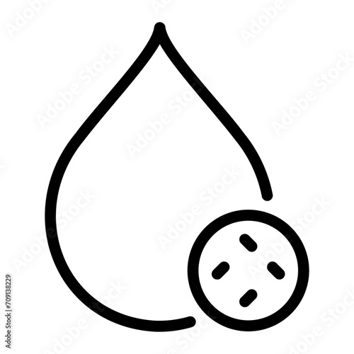 anemia line icon