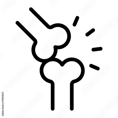 cartilage line icon