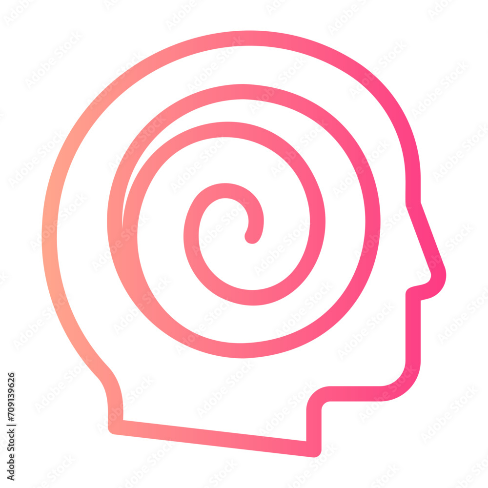hallucination gradient icon hallucination gradient icon