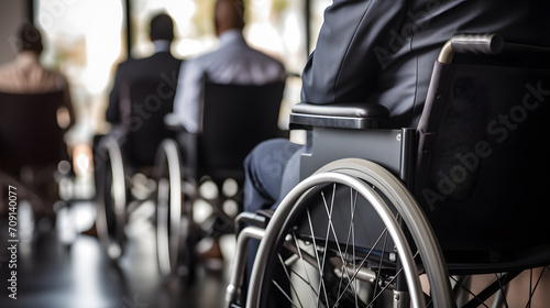 a man in a wheelchair photo