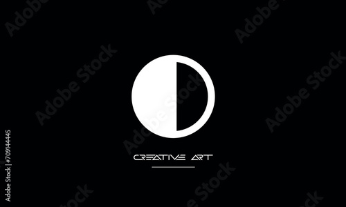 DO, OD, D, O abstract letters logo monogram
