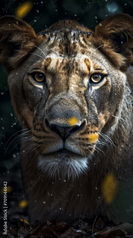 very powerful national geographic image spirit animal tiger created with Generative Ai very powerful national geographic image spirit animal tiger created with Generative Ai
