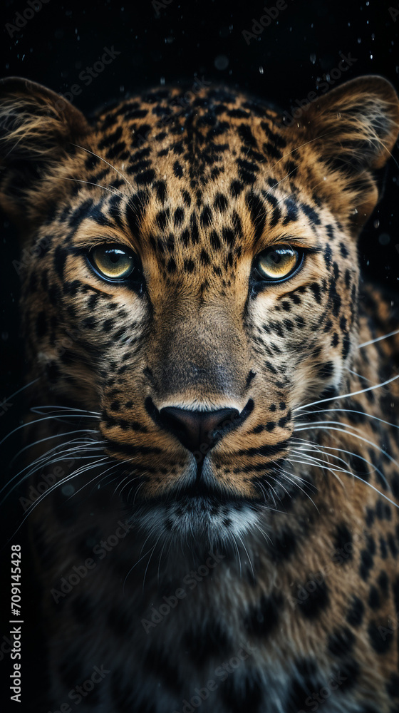 Obraz premium very powerful national geographic image spirit animal tiger created with Generative Ai