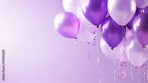 Wallpaper Mural The children’s birthday background, many balloons with soft tones Torontodigital.ca