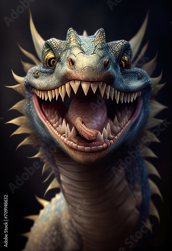 fantasy dragon portrait