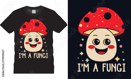 Fungi Fashion  Mushroom T-Shirt for Nature Enthusiasts