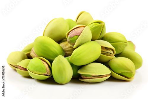 Wallpaper Mural Pistachio isolated on white background created with Generative Ai Torontodigital.ca