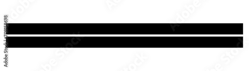 Horizontal line road vector
