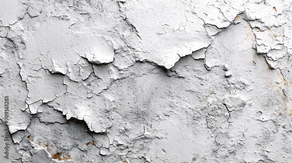 Obraz premium Crumbling white cement texture background