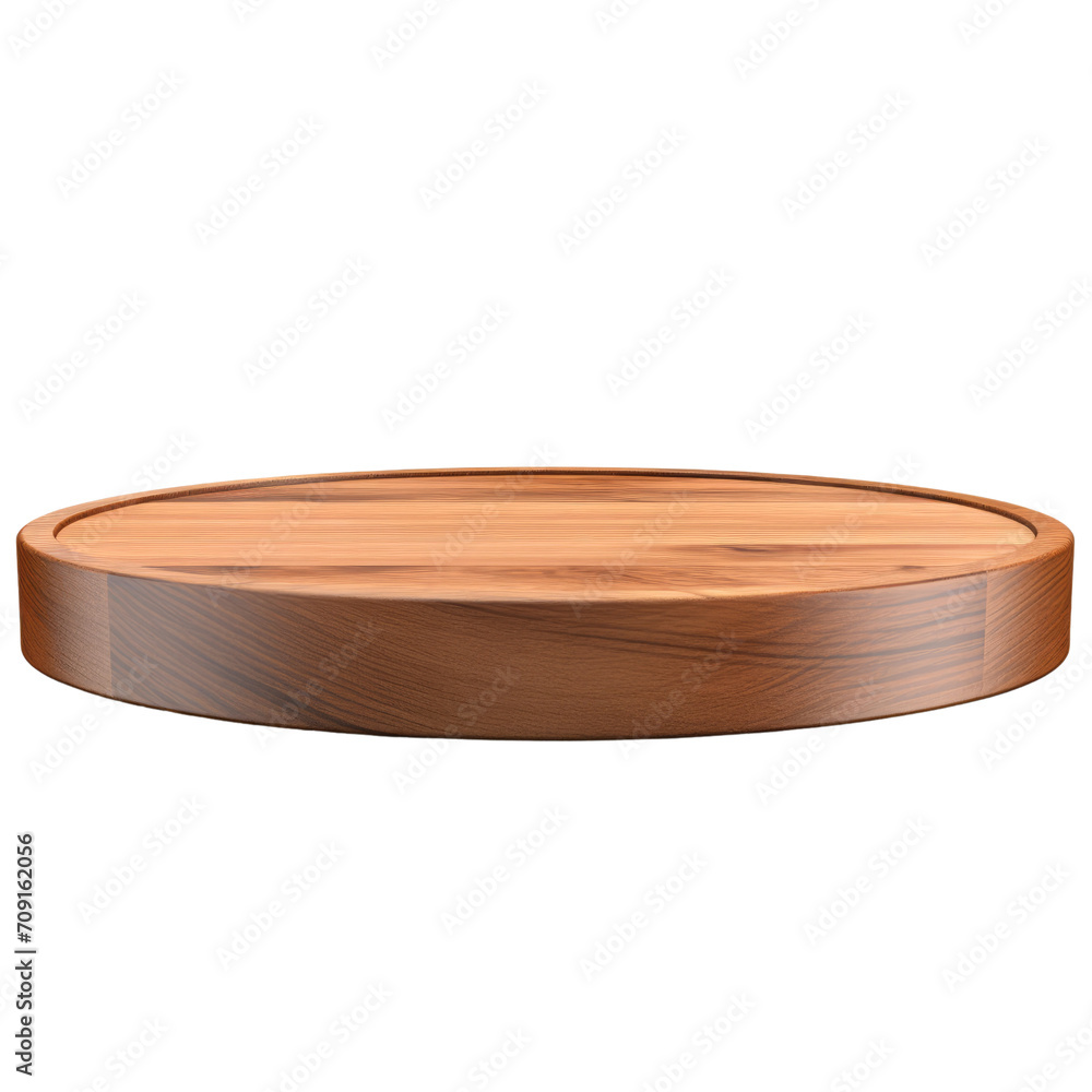 Wood podiun round on white background png Wood podiun round on white background png