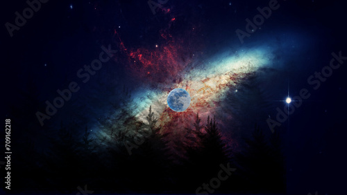 Photographie Space Background