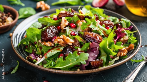 Gourmet Date Salad - A Refreshing and Nutritious Dish for Summer Dining