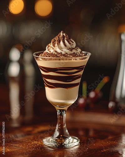 Eleganter Cocktail Mudslide