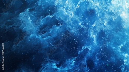 blue Wallpaper, Realistic, HD - generative ai