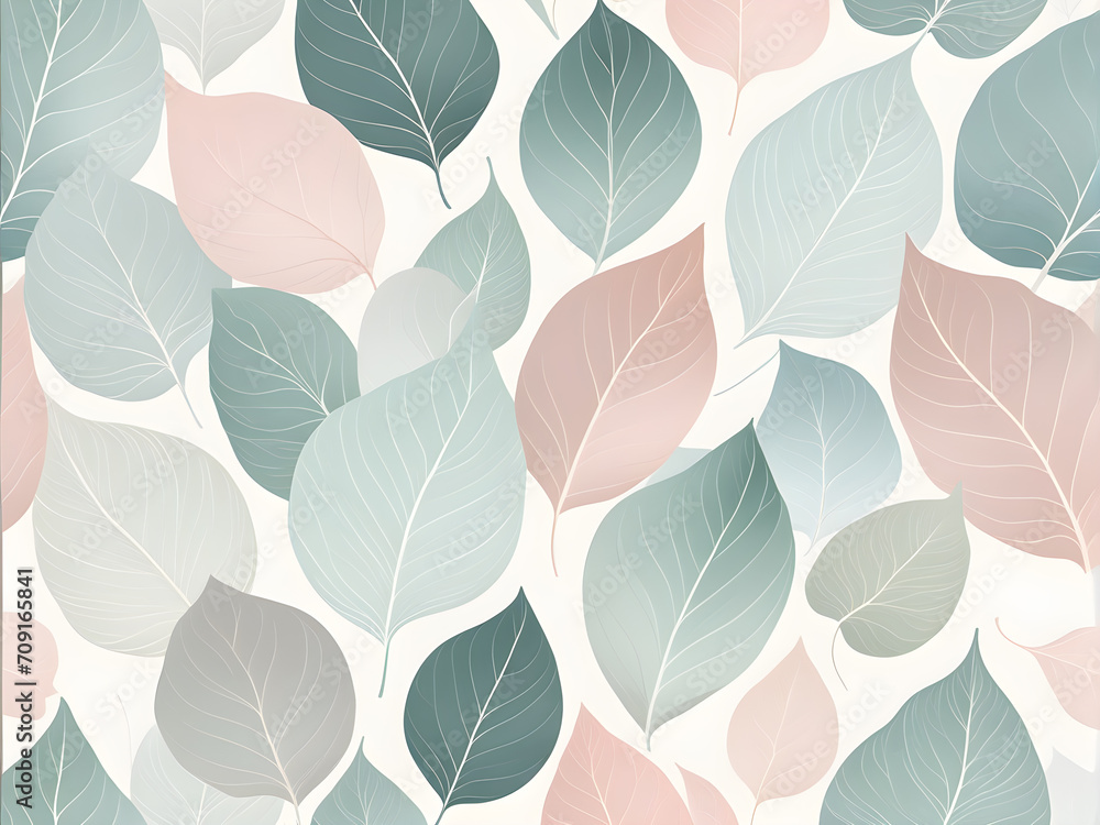 leaf-pattern-illustration-in-minimalist-style-suited-for-wallpaper-employing-pastel-colors