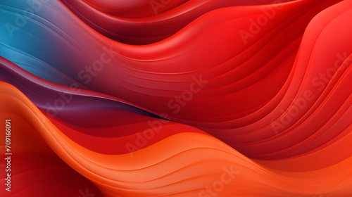 A seamless abstract vibrant multicolor texture background with elegant swirling curves in a wave pattern  set against a bright fullcolor material background.