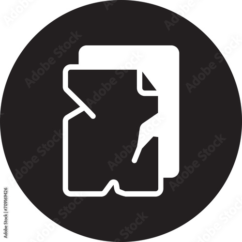 broke glyph icon