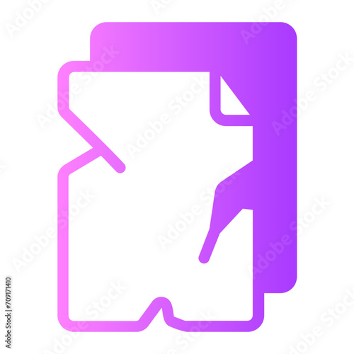 broke gradient icon