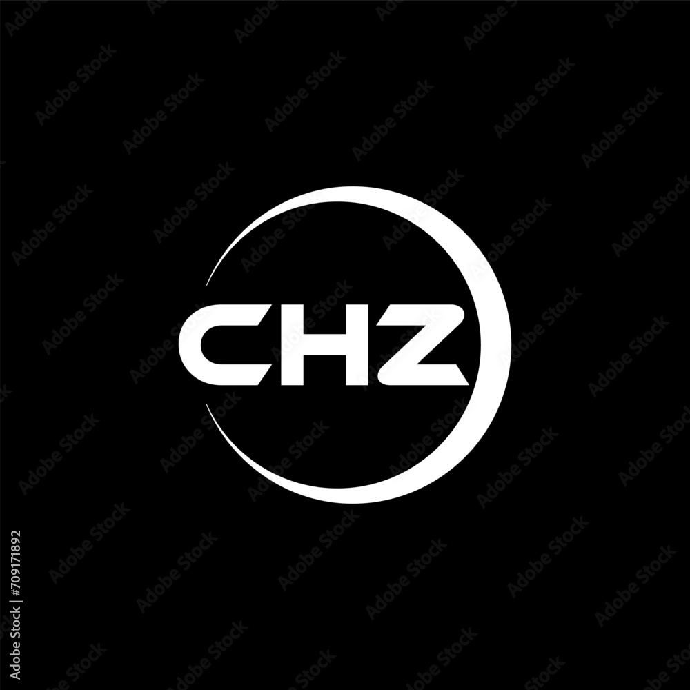 CHZ letter logo design with black background in illustrator, cube logo, vector logo, modern alphabet font overlap style. calligraphy designs for logo, Poster, Invitation, etc. CHZ letter logo design with black background in illustrator, cube logo, vector logo, modern alphabet font overlap style. calligraphy designs for logo, Poster, Invitation, etc.