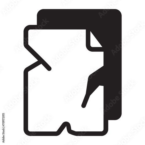broke glyph icon