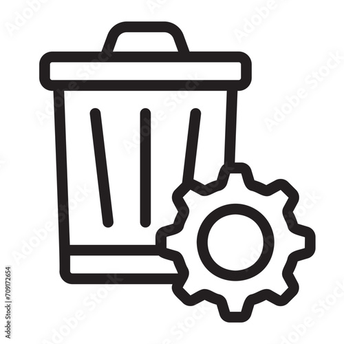 waste line icon