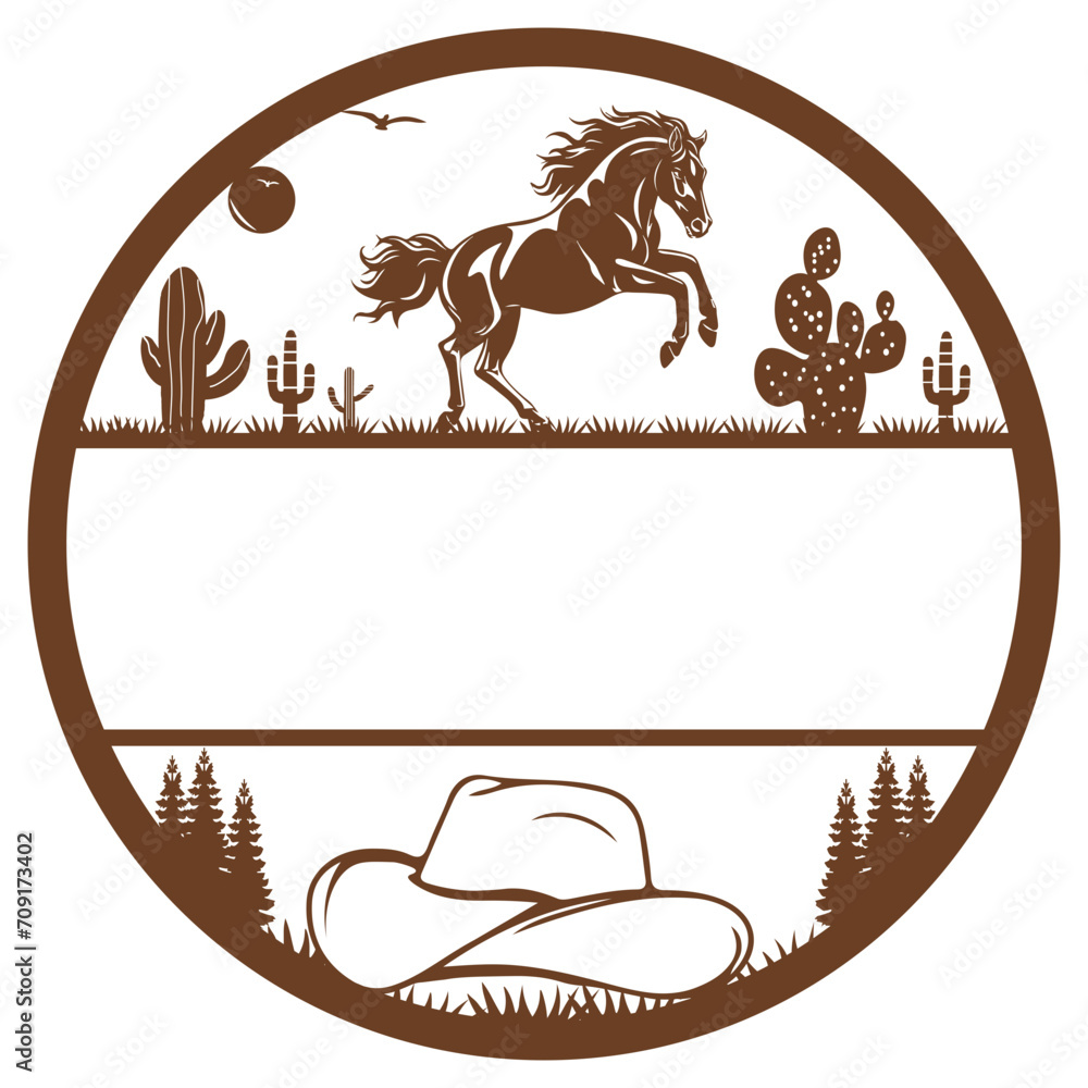 Cowboy name sign, DXF Files, SVG Files, CNC Ready, welcome sign svg ...