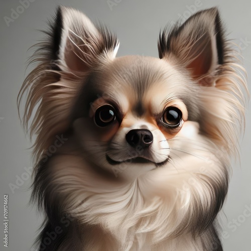chihuahua on a white background  © Deanmon