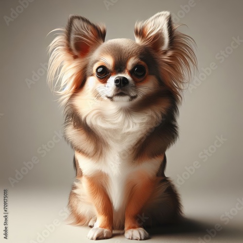 chihuahua on a white background 