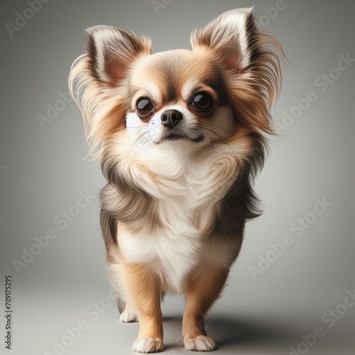 chihuahua on a white background  © Deanmon