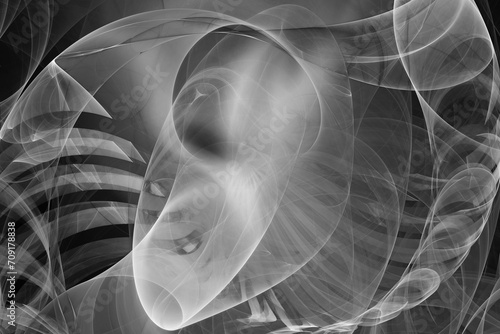 Abstract fractal background