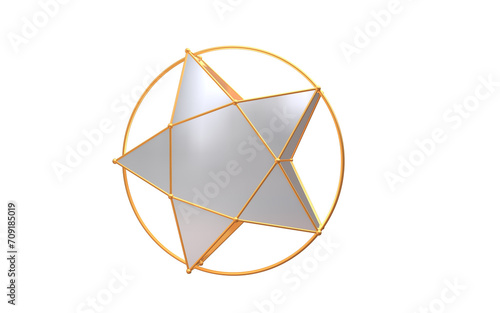 Khmer new year, Cambodia new year text 3D rendering, Star 3D Rendering 