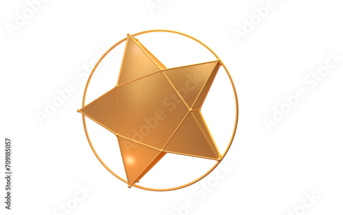 Khmer new year, Cambodia new year text 3D rendering, Star 3D Rendering 