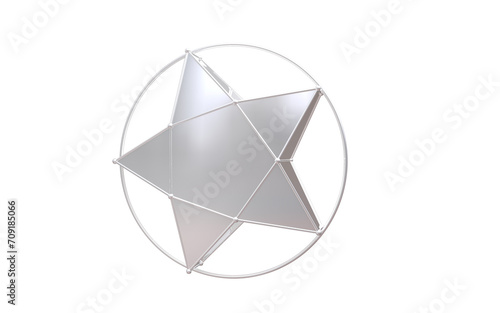 Khmer new year, Cambodia new year text 3D rendering, Star 3D Rendering 